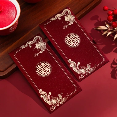 Lì xì Cưới Song Hỷ 2 Tờ – Nạp Tài, Bê Tráp, Mừng Tuổi Tết – Giá 42.000₫