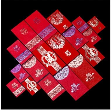 Lì Xì Cưới Song Hỷ - Bao 2 Mẫu Đẹp, Giá Gốc 13.000đ Giảm còn 10.000đ, Quà Tặng Đám Cưới Lý Tưởng