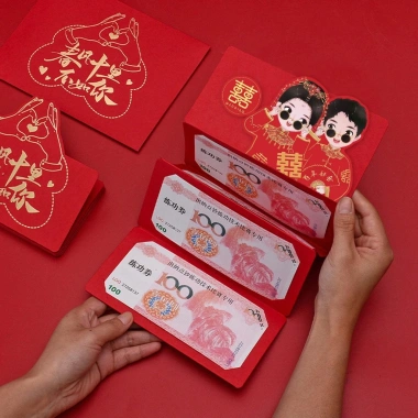 Lì xì cưới xếp tầng mẫu mới độc đáo - Gấp gọn, nhiều ngăn, giá chỉ 9.499₫