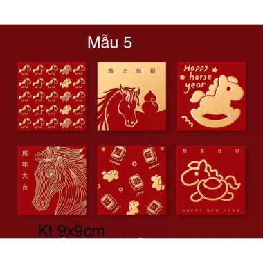 Lì xì đẹp phong bì đỏ năm mới 2.026 - May mắn, giá ưu đãi 15.000đ