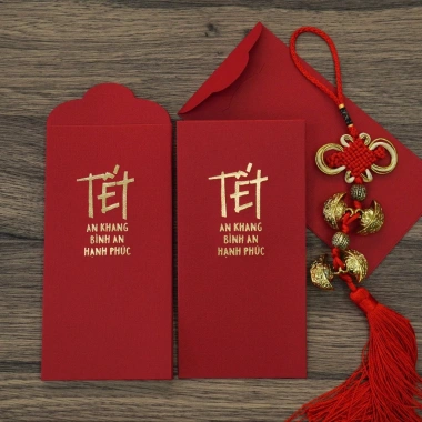Lì Xì Ép Kim Tết An Khang 1 Xấp 4 Cái - Giá Ưu Đãi 38.000đ (Giá Gốc 48.640đ)