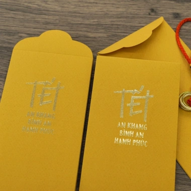 Lì Xì Ép Kim Tết An Khang 1 Xấp 4 Cái - Giá Ưu Đãi 38.000đ (Giá Gốc 48.640đ)