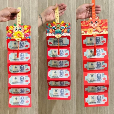 Lì Xì Năm Mới 2.026 Xoè Quạt Độc Lạ Gấp Gọn 10 Ngăn Quà Tặng Bất Ngờ Mừng Tuổi 8