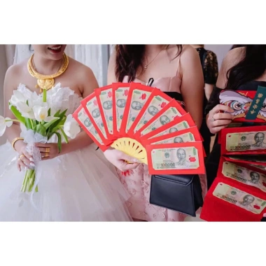 Lì Xì Quạt Đám Cưới Độc Lạ - Quà Tặng Bất Ngờ Ngày Hạnh Phúc HOTTREND 2.025 Giá 65k