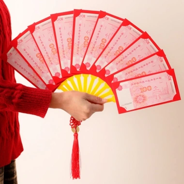 Lì Xì Quạt Ngắn Gấp Gọn 10 Ngăn Hottrend - Giá 12.500 đồng, tiết kiệm cực tốt 7