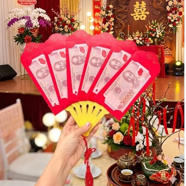 Lì Xì Quạt Ngắn Gấp Gọn 10 Ngăn Hottrend - Giá 12.500 đồng, tiết kiệm cực tốt 9