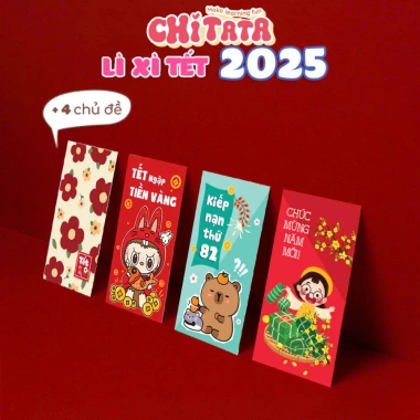 Lì Xì Tết 2.025 Phong Bao Mừng Tuổi Đa Dạng Dễ Thương - Đón Xuân May Mắn Phát Tài Phát Lộc 4