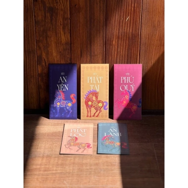 Lì Xì Tết 2.026 SET 50C - Bộ sưu tập Bính Ngọ sang trọng, giấy cao cấp, dày dặn, giá ưu đãi 21.900₫ 8 Lì Xì Tết 2.026 SET 50C - Bộ sưu tập Bính Ngọ sang trọng, giấy cao cấp, dày dặn, giá ưu đãi 21.900₫ 8