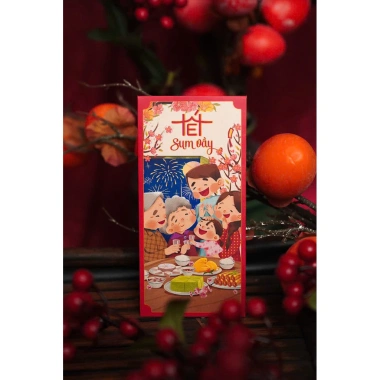 Lì Xì Truyền Thống 60C Đỏ Cao Cấp - Giá Rẻ Nhất 2.026, Chỉ 12.600đ, Sàn Tết 2.026