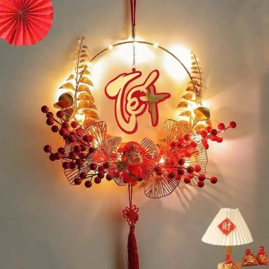 Liễn Hoa Phúc Lộc Thọ Tết Đèn LED Decor Nhà Cửa - Hot Hit Giá 103.950đ