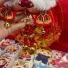 Liễn Khánh Tết 2.026 Hình Đầu Lân Lắc Chuông Ép Nhung Cao Cấp Treo Cửa Xe Hơi Tường Phủ Nhung Kim Tuyến 59.000 9