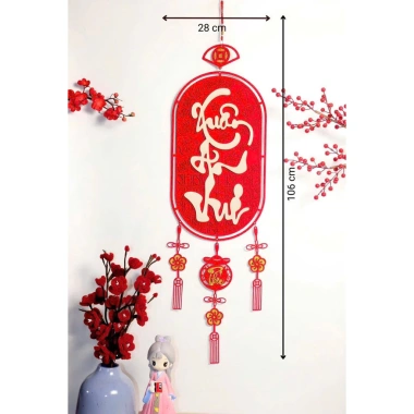 Liễn Nỉ Nhung Size Lớn Dài 106cm Đồ Trang Trí Tết Giá 49.000 VND 4 Liễn Nỉ Nhung Size Lớn Dài 106cm Đồ Trang Trí Tết Giá 49.000 VND 4