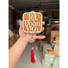 Liễn Tết Đoàn Viên Mini Gỗ Nhũ Kim - Trang Trí Đầu Năm Giá Ưu Đãi 23.000đ 5