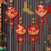 Liễn Trang Trí Tết 2.026 Bính Ngọ - Mẫu Bốn Hình 24x24cm Giá 60.000đ Giảm Đặc Biệt