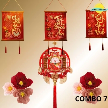 Liễn trang trí Tết Mẫu nẹp gỗ Vuông 2.026 Bính Ngọ – Chữ Xuân Phát Tài – Giá 40.000đ – Xuân An Vui