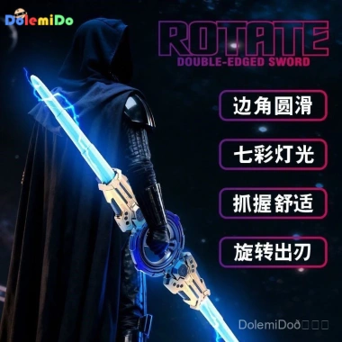 Lightsaber Xoay Hai Băng Hai Đầu - Vòng Bi Xoay Lửa, Âm Thanh Dạ Quang Laser, Đồ Chơi Bé Trai Giá 324.557 VND