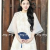 Linda Dress Đầm Nữ Cổ Tròn Áo Dài Cách Tân - Váy Nữ Tết Giá Ưu Đãi 265k