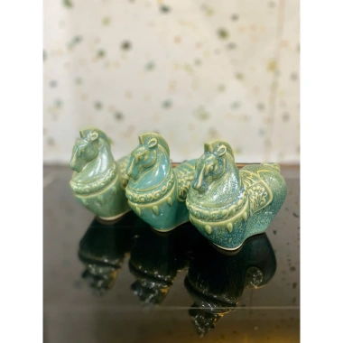 Linh vật 2.026 Bính Ngọ Ngựa gốm sứ Bát Tràng – Đồ decor sang trọng, có hộp quà, chỉ 149.900₫