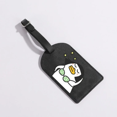 Liu Duck hành lý da PU cao cấp túi xách phụ kiện du lịch thẻ tag mặt dây chuyền giảm giá 20% chỉ 44.693₫ 8