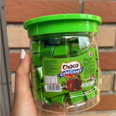 Lọ 100 viên Kẹo Socola Cube Candy - Thơm ngon, giá chỉ 38.000đ, giảm ngay