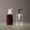 Lọ chiết chai nhựa dẹt trong nâu 100ml - Nắp nhựa đa dạng, giá chỉ 7.000đ 4