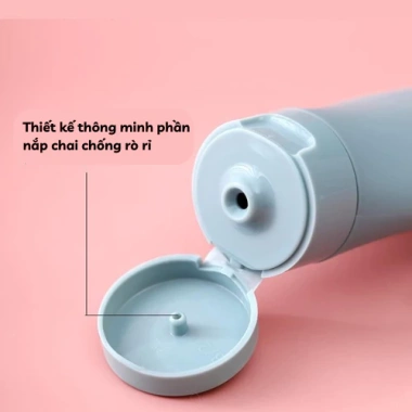 Lọ chiết mỹ phẩm 60ml - Dầu gội, sữa tắm du lịch, chai chiết nắp nhấn tiện dụng 88.467
