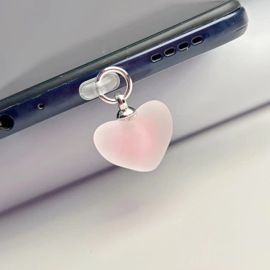 Lỗ Điện Thoại Chống Bụi Cắm Hình Trái Tim - Phù hợp iPhone, Type‑C, Android 7