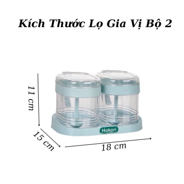 Lọ đựng gia vị 2-4 lọ sẵn hàng - Tiện lợi, chắc chắn, bền đẹp cho mọi gia đình 6