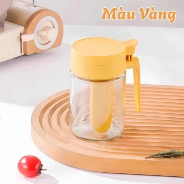 Lọ Đựng Gia Vị Boro Thủy Tinh - Hũ Muối Đường Có Tay Cầm, Thìa & Ngăn Riêng Chống Ẩm - 28.999₫