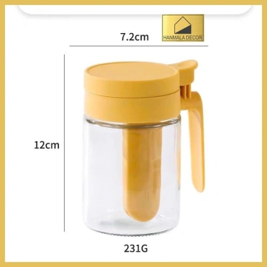 Lọ Đựng Gia Vị Boro Thủy Tinh - Hũ Muối Đường Có Tay Cầm, Thìa & Ngăn Riêng Chống Ẩm - 28.999₫