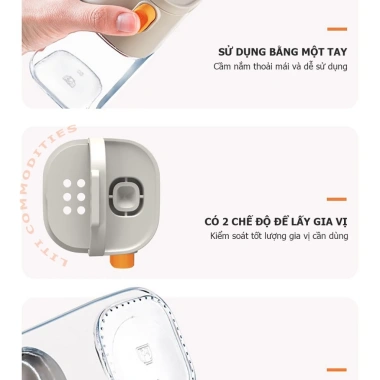 Lọ Đựng Gia Vị Thủy Tinh 200ml Nút Nhấn – Bảo Quản Tươi Ngon Cho Nhà Bếp 7 Lọ Đựng Gia Vị Thủy Tinh 200ml Nút Nhấn – Bảo Quản Tươi Ngon Cho Nhà Bếp 7