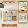 Lọ Đựng Gia Vị Thủy Tinh 200ml Nút Nhấn – Bảo Quản Tươi Ngon Cho Nhà Bếp 10