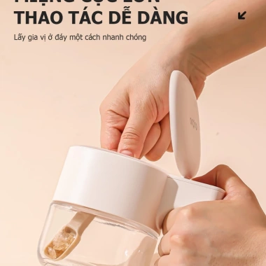 Lọ Đựng Gia Vị Thủy Tinh 300ml - Hũ tiện lợi cho nhà bếp, giảm giá 20% 4 Lọ Đựng Gia Vị Thủy Tinh 300ml - Hũ tiện lợi cho nhà bếp, giảm giá 20% 4