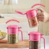 Lọ Đựng Gia Vị Thủy Tinh 400ml - Hũ Nhỏ Gọn, Đậy Chặt, Tiết Kiệm Không Gian Bếp