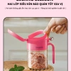 Lọ Đựng Gia Vị Thủy Tinh 400ml - Hũ Nhỏ Gọn, Đậy Chặt, Tiết Kiệm Không Gian Bếp 2