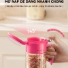 Lọ Đựng Gia Vị Thủy Tinh 400ml - Hũ Nhỏ Gọn, Đậy Chặt, Tiết Kiệm Không Gian Bếp 4