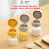 Lọ Đựng Gia Vị Thuỷ Tinh Boro Chống Vỡ Modeco - Hộp Thìa Ngăn Riêng, Chống ẩm, Nắp Khóa 2