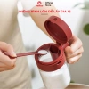 Lọ Đựng Gia Vị Thuỷ Tinh Boro Chống Vỡ Modeco - Hộp Thìa Ngăn Riêng, Chống ẩm, Nắp Khóa 5