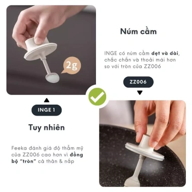 Lọ đựng gia vị thủy tinh FEEKA 300ml có thìa chống ẩm - Giá ưu đãi 35.000