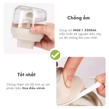 Lọ đựng gia vị thủy tinh FEEKA 300ml có thìa chống ẩm - Giá ưu đãi 35.000 5 Lọ đựng gia vị thủy tinh FEEKA 300ml có thìa chống ẩm - Giá ưu đãi 35.000 5