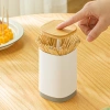 Lọ đựng tăm nút bấm tự động nhựa cao cấp sang trọng - Hộp tăm bông Chỉ nha khoa Nachuan 135k 5