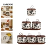 Lọ gốm Garende - Bình đựng thực phẩm, hộp đựng thức ăn trang trí cho bàn bếp, kẹo bánh quy 4
