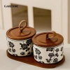 Lọ gốm Garende - Bình đựng thực phẩm, hộp đựng thức ăn trang trí cho bàn bếp, kẹo bánh quy 6