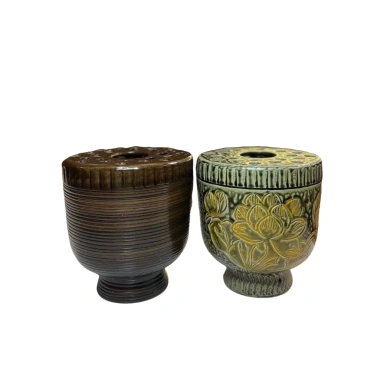 Lọ hoa dáng bát sen gốm sứ Bát Tràng - Trang trí tinh tế, giá chỉ 210.000đ giảm từ 258.300đ
