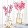 Lọ Hoa Decor Kim Loại Mạ Vàng LOVE - Bình Thủy Tinh Trang Bàn Phòng Khách 83.000 2