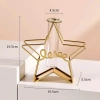 Lọ Hoa Decor Kim Loại Mạ Vàng LOVE - Bình Thủy Tinh Trang Bàn Phòng Khách 83.000 7