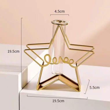 Lọ Hoa Decor Kim Loại Mạ Vàng LOVE - Bình Thủy Tinh Trang Bàn Phòng Khách 83.000 7 Lọ Hoa Decor Kim Loại Mạ Vàng LOVE - Bình Thủy Tinh Trang Bàn Phòng Khách 83.000 7