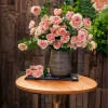 Lọ hoa Đu Đủ men mộc cao 19-30cm - Gốm Bát Tràng, giảm giá 65k, trang trí 4