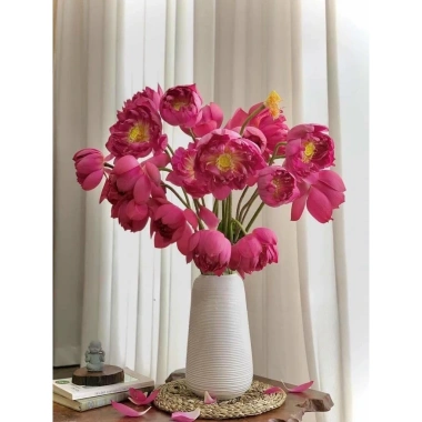 Lọ hoa Đu Đủ men mộc cao 19-30cm - Gốm Bát Tràng, giảm giá 65k, trang trí 8