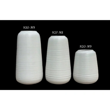 Lọ hoa Đu Đủ men mộc cao 19-30cm - Gốm Bát Tràng, giảm giá 65k, trang trí 10